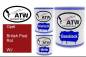 Preview: Opel, British Post Rot, WJ: 1L Lackdose + 1L Klarlack + 500ml Härter - Set, von ATW Autoteile West.